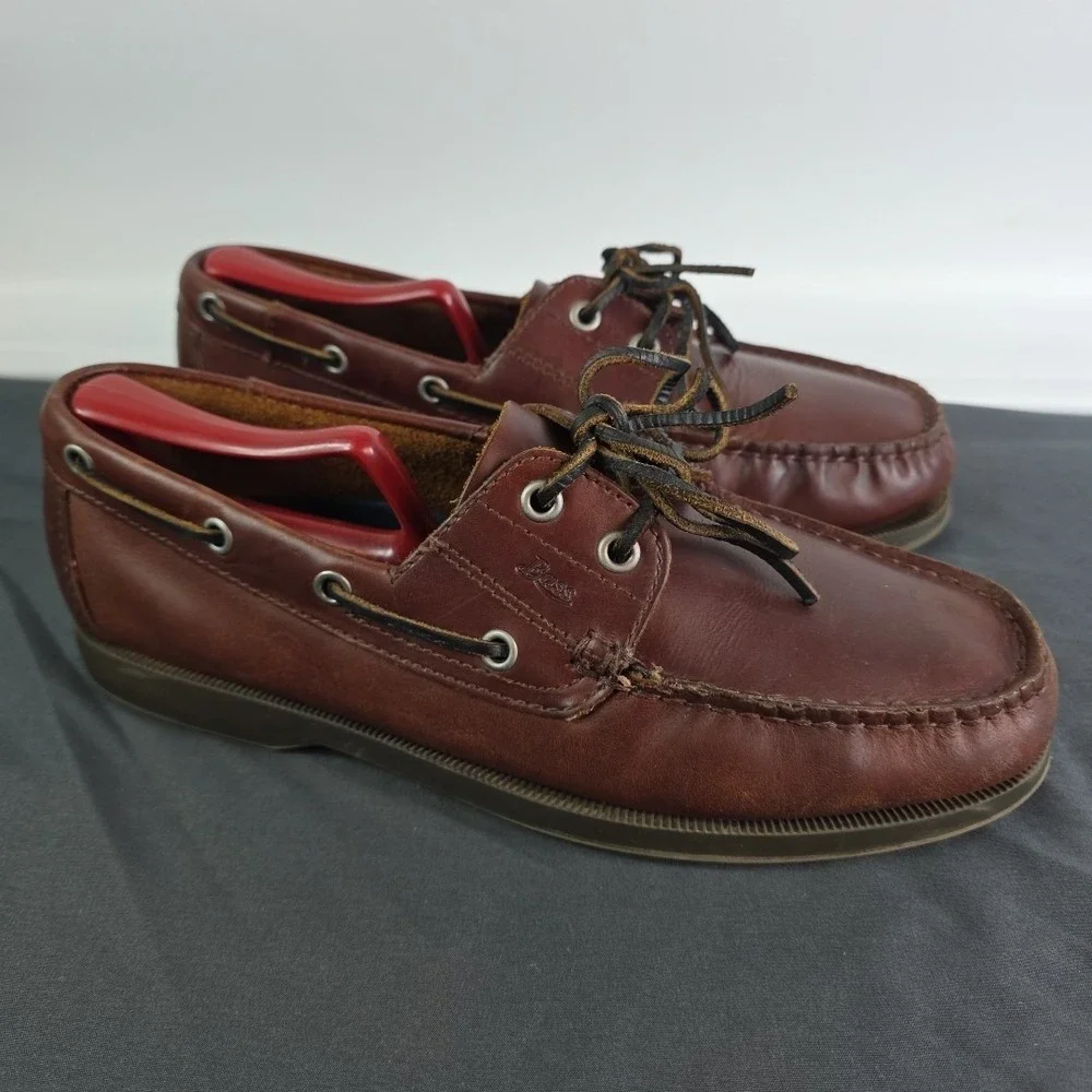 BASS Seafarer Leather Loafer‎ Men's US Size 8.5W